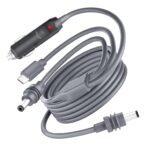 Starlink Mini Cable 3 in 1 Starlink Mini USB C to DC Power Cable 100W USB Type-C Car Cigarette Lighter DC Power Cord 18AWG Waterproof Work with 100W+ PD Supply