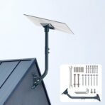 Starlink Gen 3 Adjustable Wall Mounting Kit | Heavy-Duty 2-Way Bracket with Pipe Adapter