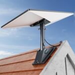 Starlink Gen 3 Heavy-Duty Aluminum Roof & Wall Mount Kit | 90° Tilt, Stable Base & Pipe Adapter