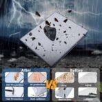 Starlink gen 3 Standard Protector, Protective Shell for Starlink gen 3 Dish,Clear Polycarbonate Shock Resistant for Starlink Accessory Anti-Drop for Your Starlink gen 3 Safeguard from Hails and Rocks - Image 2