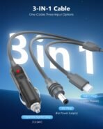 Starlink Mini Cable 3 in 1 Starlink Mini USB C to DC Power Cable 100W USB Type-C Car Cigarette Lighter DC Power Cord 18AWG Waterproof Work with 100W+ PD Supply - Image 2