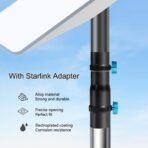 Starlink Pole Mount, 9ft Starlink Ground Pole Mount Kit Features a Durable 1.5'' Diameter Pole with No Dig Ground Anchor, Starlink Gen 2 Pipe Adapter Included - Image 2