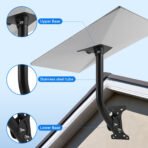 Starlink Gen 3 Adjustable Wall & Roof Mount Kit, Rustproof Weatherproof Bracket with Pipe Adapter, Easy Install for V3 Standard Dish, Concrete & Wood Wall Compatible - Image 2