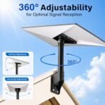 360° Adjustable Mount for Starlink Gen 3 V3/4/4X Standard Dish | Wall Roof Pole Mounting Kit - Image 2
