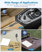 Starlink Mini Cable 3 in 1 Starlink Mini USB C to DC Power Cable 100W USB Type-C Car Cigarette Lighter DC Power Cord 18AWG Waterproof Work with 100W+ PD Supply - Image 3