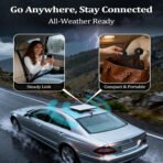 2025 Starlink Mini Car Magnetic Mount, Starlink Mini Magnetic Roof Mount for Truck, Boat, Car Roof, RV Mounting Kit Sleek and Campact Stainless Steel Base - Image 3