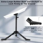 Starlink Gen 3 Tripod Mount with Adapter, Height Adjustable Kickstand for Starlink Rev4 Standard Dish, Stable Outdoor Installation Accessories - Image 3