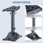 Starlink Gen 3 Heavy-Duty Aluminum Roof & Wall Mount Kit | 90° Tilt, Stable Base & Pipe Adapter - Image 6