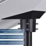 Adjustable Starlink Gen 3 Mount with Extendable Pipe, 30 Inch Starlink Pole Mount, Starlink Pivot Mounting Kit Compatible with Starlink Standard Dish, V3 Kickstand Dishy for Wall/Roof