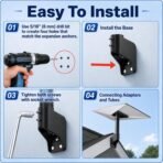 360° Adjustable Mount for Starlink Gen 3 V3/4/4X Standard Dish | Wall Roof Pole Mounting Kit - Image 7
