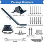 Starlink Gen 3 Adjustable Wall Mounting Kit | Heavy-Duty 2-Way Bracket with Pipe Adapter - Image 2