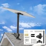 Starlink Gen 3 Roof Mount | Metal Alloy Kit with Pipe Adapter & Angle Adjustable