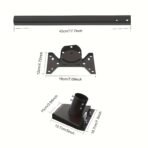 Starlink Gen 3 Roof Mount | Metal Alloy Kit with Pipe Adapter & Angle Adjustable - Image 4