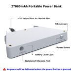 Starlink Mini Battery Pack 99Wh 21700mAh Portable Charger | Air Travel Safe, IP65 Waterproof, 5H Runtime & Pass-Through Charging - Image 2